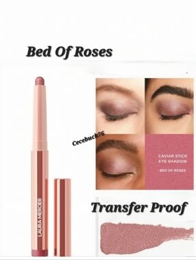🌺Laura Mercier Bed Of Roses Rose Glow Caviar Eyeshadow Stick Cream Eyesh